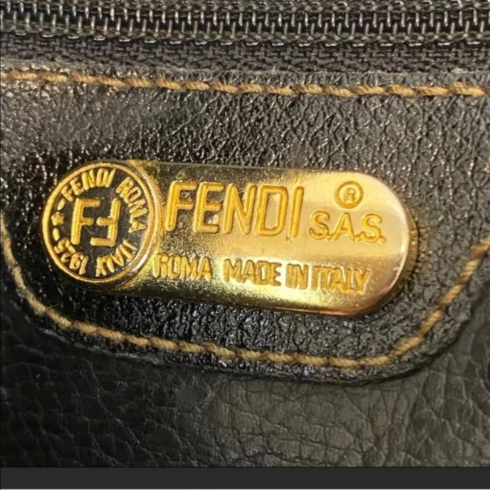 Authentic Fendi pequin vintage doctor bag - Picture 4 of 7